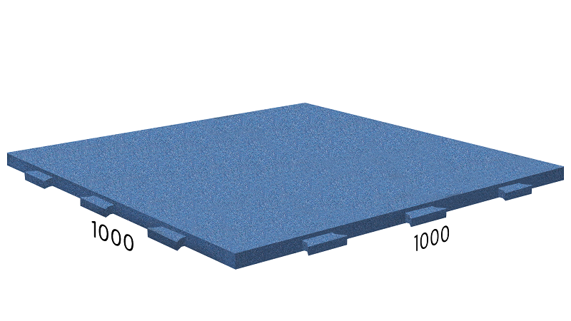 Резиновая плитка Ласточкин хвост