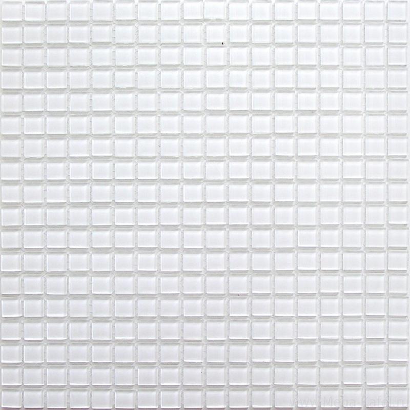 Мозаика стеклянная Super white