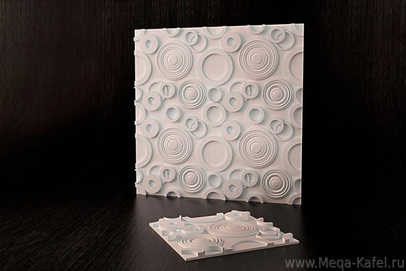 3Д Панели на основе гипса