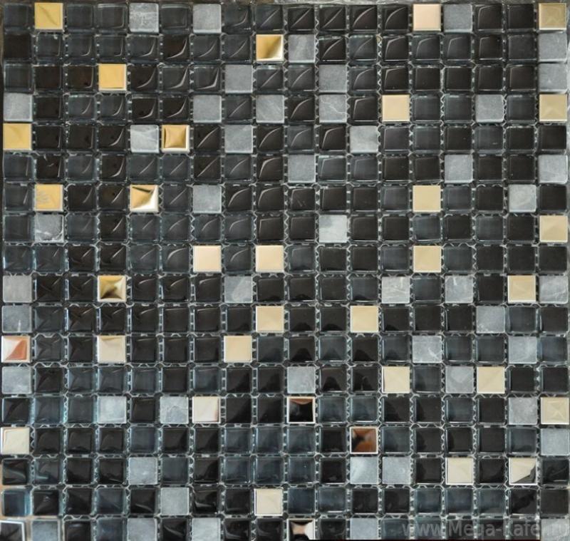 Мозаика на сетке стеклянная BXGS089