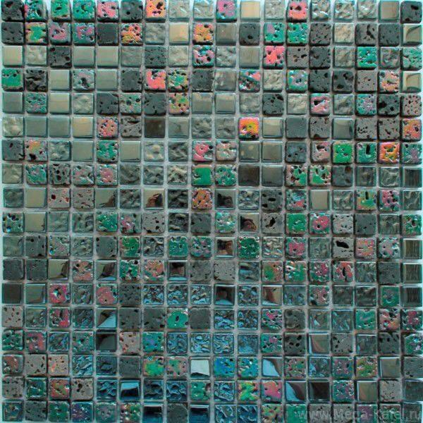 Мозаика на сетке стеклянная DGS030
