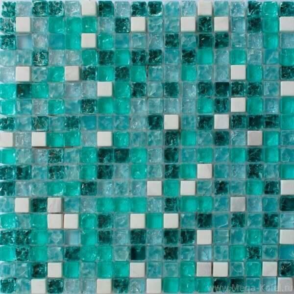 Мозаика на сетке стеклянная GS095В