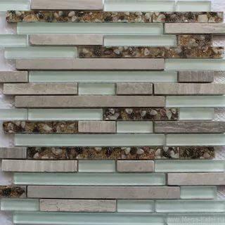 Мозаика на сетке стеклянная SZ001