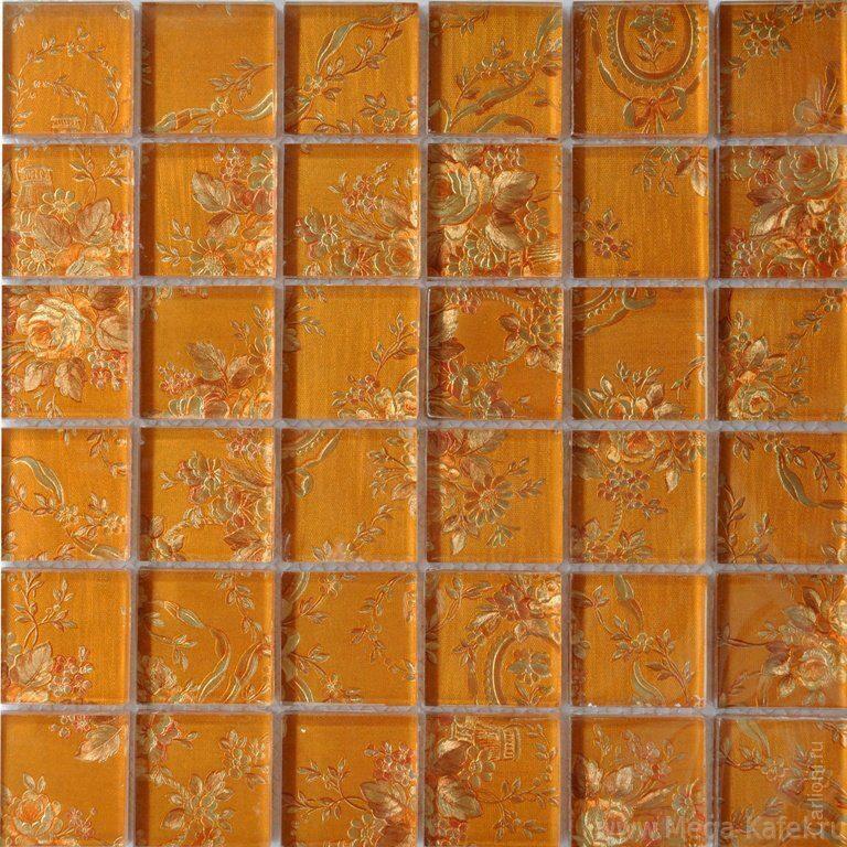 Мозаика на сетке стеклянная ST065