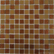 Мозаика стеклянная Shine Brown