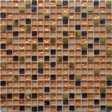 Мозаика на сетке стеклянная BXGS091A