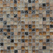 Мозаика на сетке стеклянная GS091В