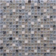 Мозаика на сетке стеклянная GS100В