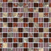 Мозаика на сетке стеклянная SB154
