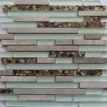 Мозаика на сетке стеклянная SZ001