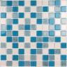 Мозаика стеклянная Shine Blue